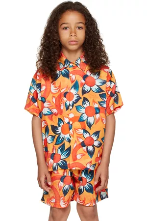 Endless Joy Shirts - Kids Orange Wildflower Shirt