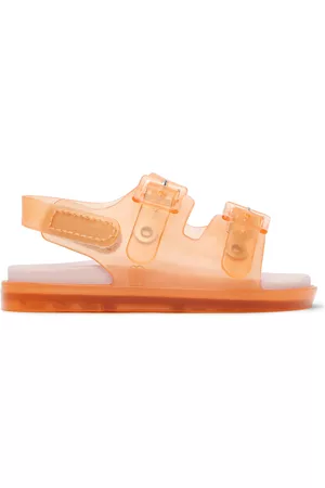 Mini Melissa Accessories - Baby Orange Wide Sandals