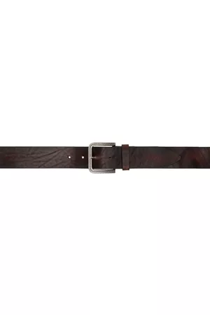 Guess Men Belts - Brown Embossed Belt
