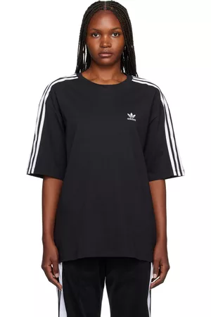 adidas Women T-shirts - Black 3S T-Shirt