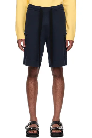 Jil Sander Navy Drawstring Shorts