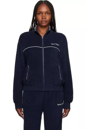 Sporty & Rich Women Jumpers - Navy New Serif Sweater