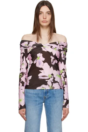 STINE GOYA Brown & Pink Yuna Long Sleeve T-Shirt