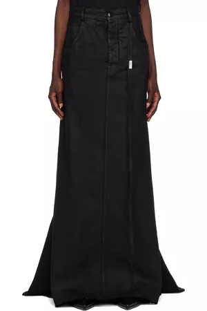 ANN DEMEULEMEESTER Women Maxi Skirts - Black Goele Maxi Skirt