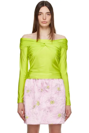 STINE GOYA Green Yuna Long Sleeve T-Shirt
