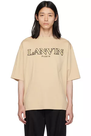 Lanvin Men T-shirts - Beige Curb T-Shirt