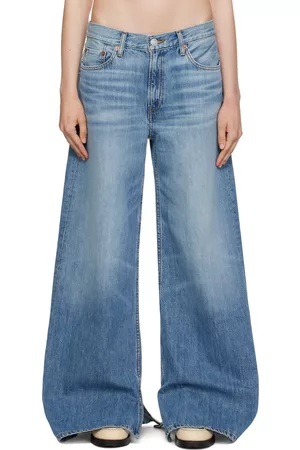 RE/DONE Women Jeans - Blue Low Rider Loose Jeans