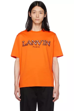 Lanvin Men T-shirts - Orange Curb T-Shirt
