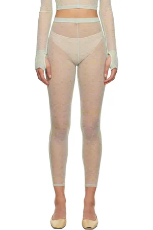 MAME KUROGOUCHI Green Plaid Leggings