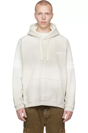 Guess Men Hoodies - Off-White Relaxed Hoodie