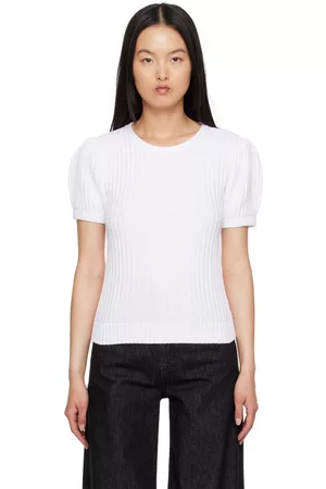 See by Chloé Women Jumpers - White Rib Sweater