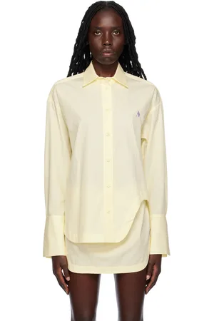 The Attico Yellow Eliza Shirt