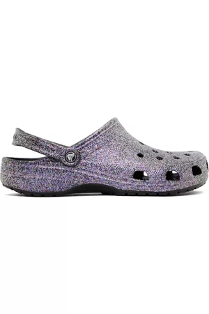 Crocs Men Casual Shoes - Purple Classic Glitter Clogs