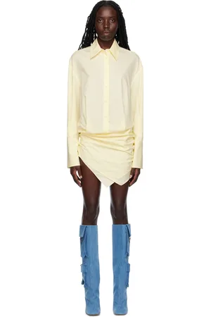 The Attico Yellow Hatty Minidress