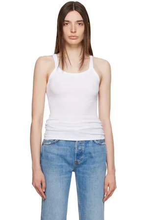 RE/DONE White Hanes Edition Tank Top