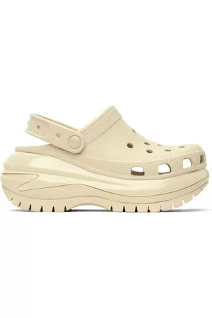 Crocs Men Casual Shoes - Beige Mega Crush Clogs