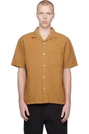 Universal Works Brown Camp Shirt