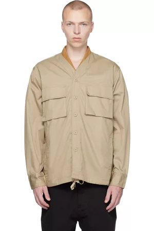 Universal Works Men Jackets - Taupe Parachute Jacket
