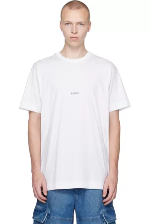 Givenchy Men T-shirts - White G Rider T-Shirt