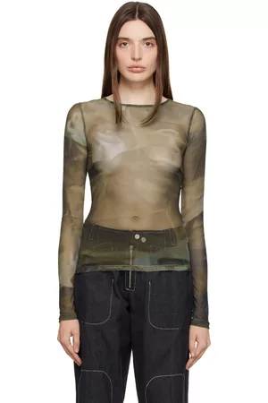 Serapis Women Long Sleeve - SSENSE Exclusive Khaki Long Sleeve T-Shirt