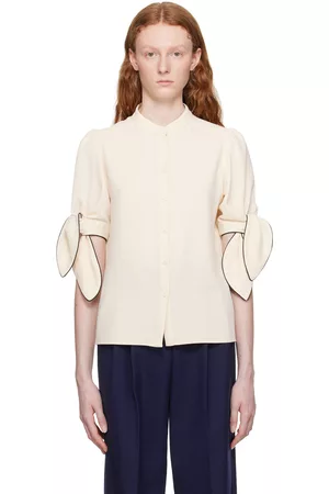 See by Chloé Women Blouses - Beige Bow-Tie Blouse