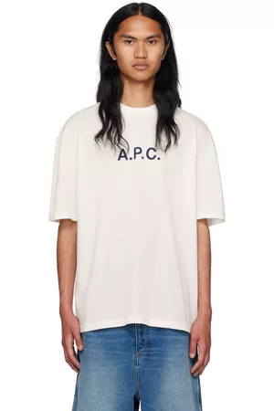 A.P.C. Men T-shirts - White Moran T-Shirt