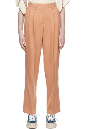 See by Chloé Pink Wide-Leg Trousers