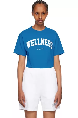 Sporty & Rich Women T-shirts - Blue Wellness Ivy T-Shirt