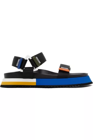 Moschino Men Accessories - Multicolor Logo Tape Sandals