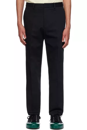 Jil Sander Men Skinny Pants - Navy Slim Trousers