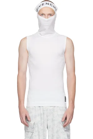 Givenchy White Balaclava Tank Top