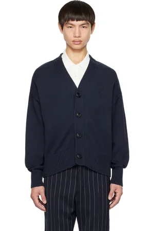 Ami Navy Ami de Cœur Cardigan