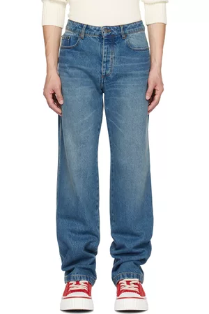 Ami Men Straight - Blue Straight-Fit Jeans