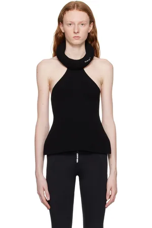 OFF-WHITE Black Tubolar Camisole