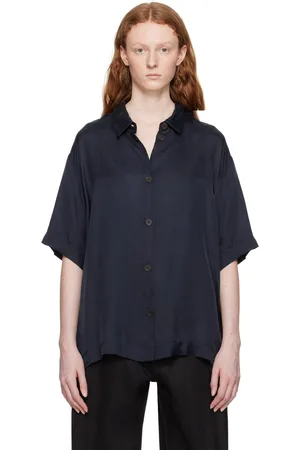 STUDIO NICHOLSON Navy Piero Shirt
