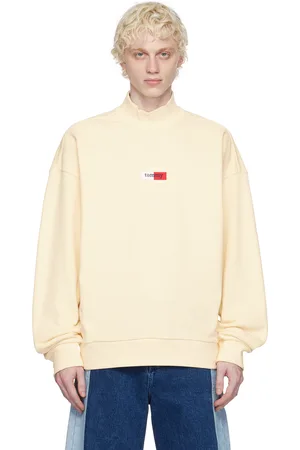 Tommy Hilfiger Beige Embroidered Turtleneck