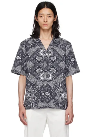Moncler Black & White Printed Shirt