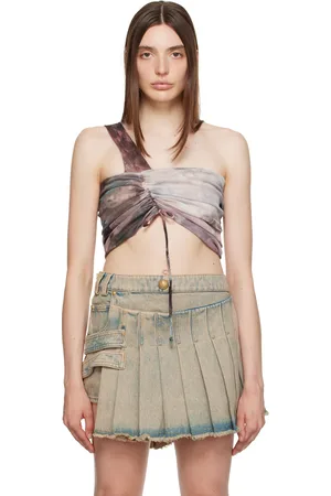 Balmain Multicolor Asymmetric Tank Top