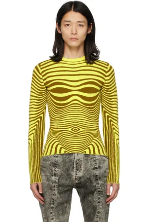 Jean Paul Gaultier Green Body Morphing Sweater