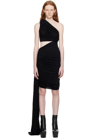 Rick Owens Black Ophelia Mini Dress
