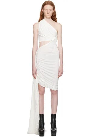 Rick Owens White Ophelia Minidress