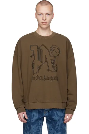 Palm Angels Brown Monogram Sweatshirt