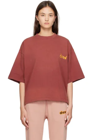 Drew House Burgundy Scribble T-Shirt