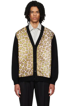 Moschino Black Paneled Cardigan