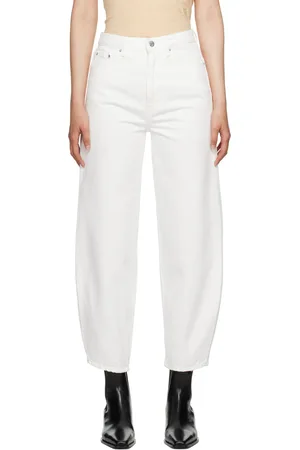 Totême Off-White Barrel Leg Jeans