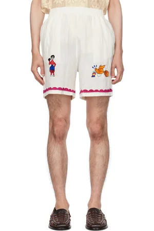 HARAGO Embroidered Shorts