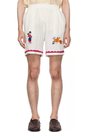 HARAGO Embroidered Shorts