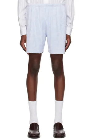 Acne Studios Blue Graphic Shorts