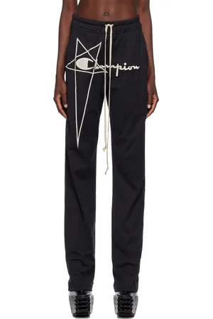 Rick Owens Black Champion Edition Dietrich Lounge Pants