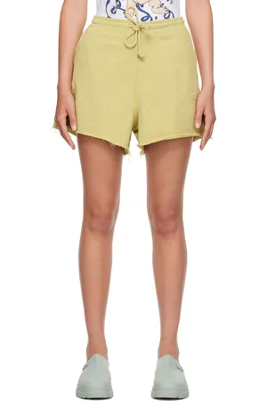 Ganni Green Drawstring Shorts